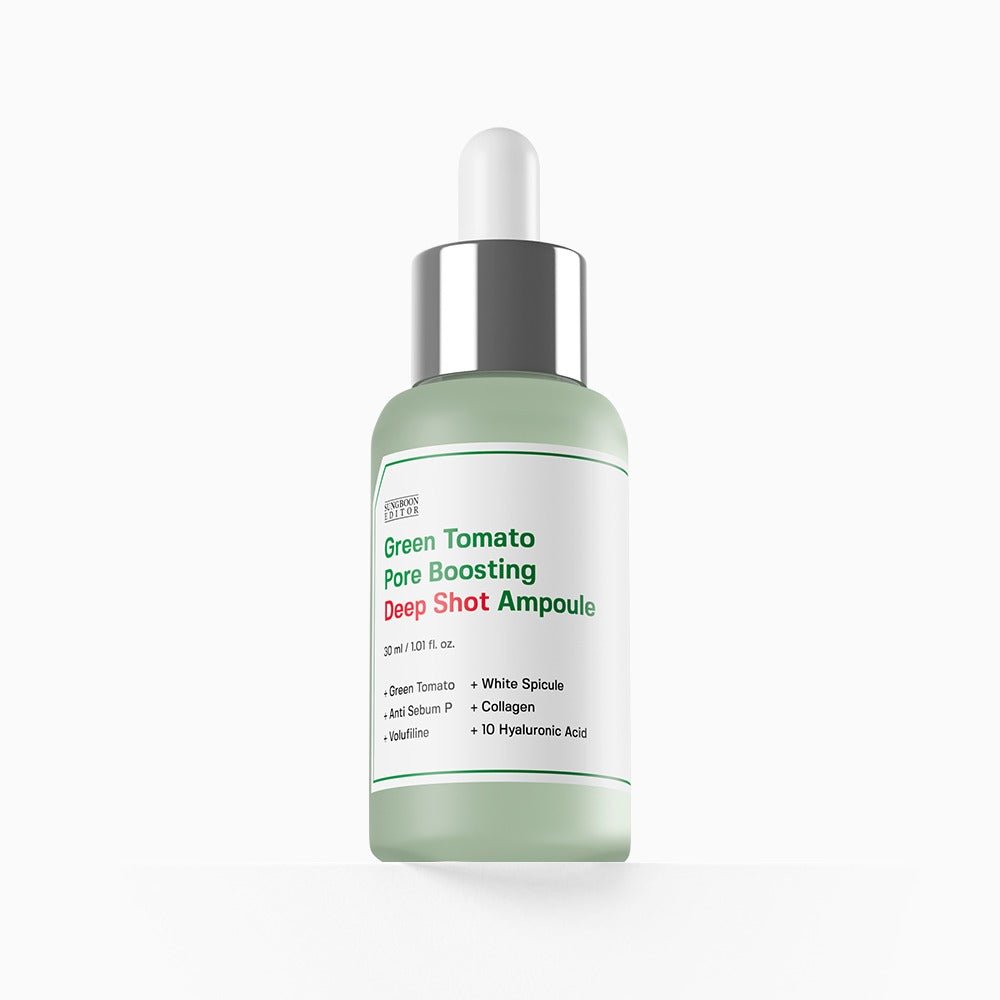 SUNGBOON EDITOR Green Tomato Pore Boosting Deep Shot Ampoule 30ml - JOSEPH BEAUTY