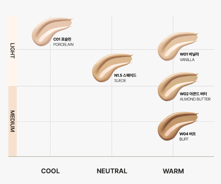 tfit Layering Fit Cover Cushion EX SPF50+ PA++++ 12g (5colors) - JOSEPH BEAUTY
