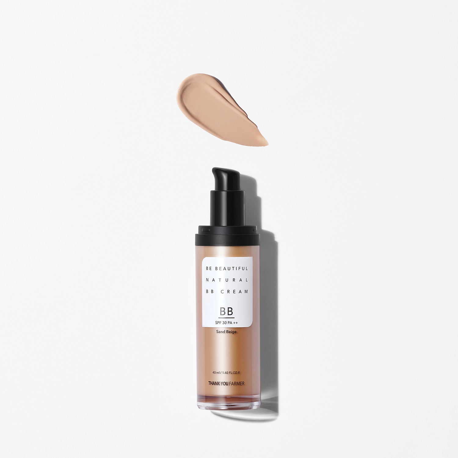 [THANK YOU FARMER] BE BEAUTIFUL NATURAL BB CREAM SPF30 PA++ 40ml #Sand Beige