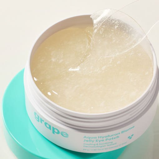 [THANK YOU FARMER] Grape Aqua Hyaluron Biome Jelly Eye Patch 84g/60ea - JOSEPH BEAUTY