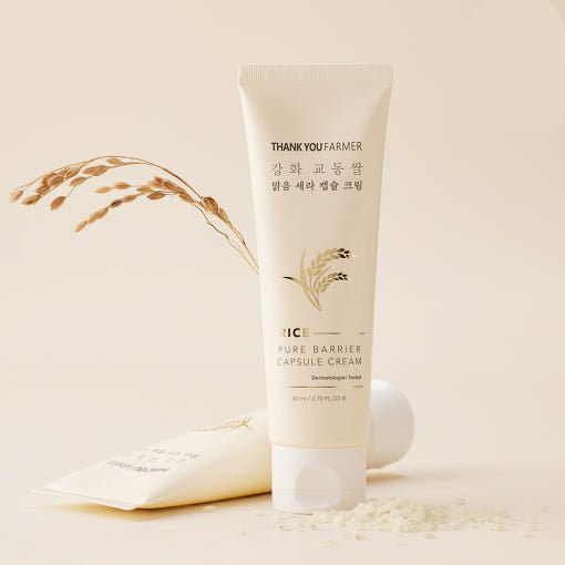 [THANK YOU FARMER] Rice Pure Barrier Capsule Cream 80ml - JOSEPH BEAUTY