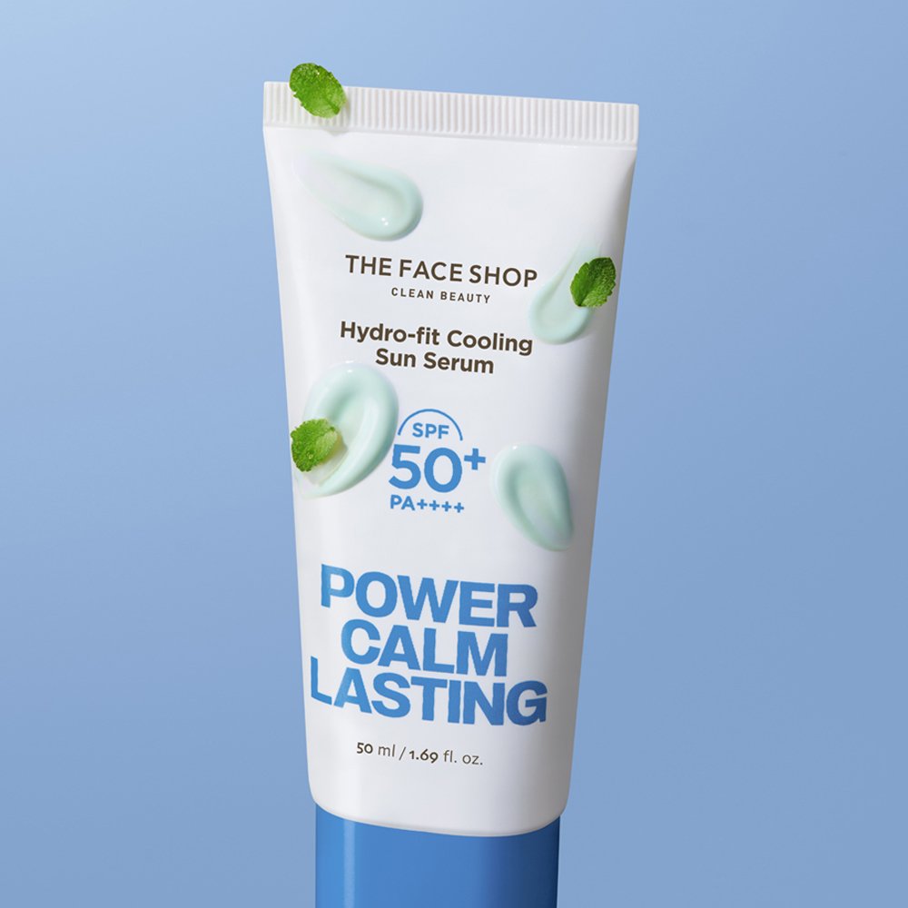 THE FACE SHOP Power Calm Lasting Hydro-Fit Cooling Sun Serum 50ml