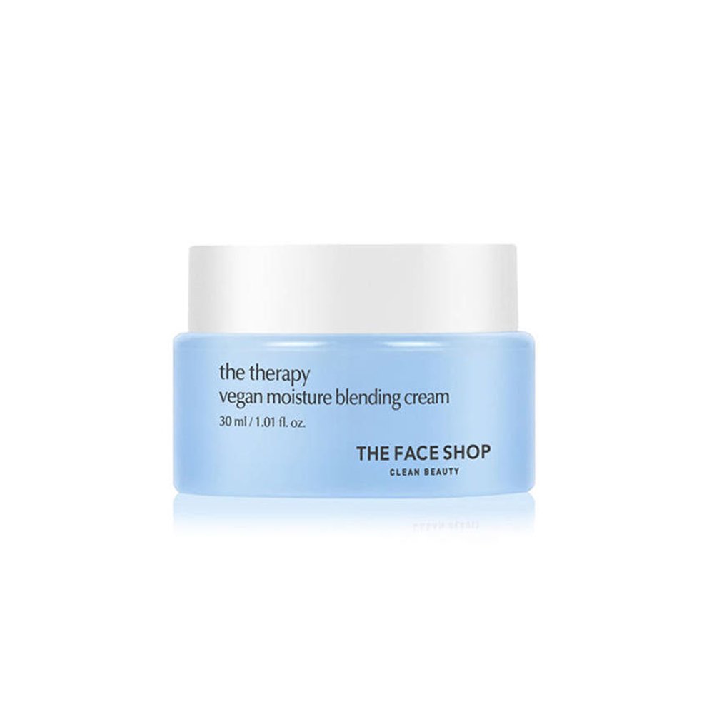 THE FACE SHOP The Therapy Vegan Moisture Blending Cream 30ml jar