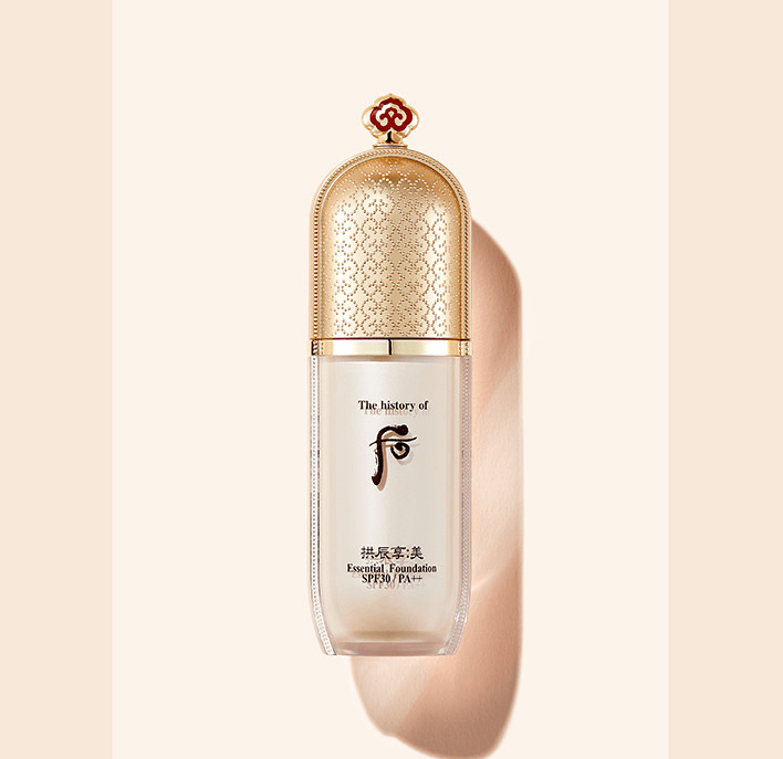 [THE WHOO] Gongjinhyang Mi Essential Foundation SPF30 PA++ 40ml - JOSEPH BEAUTY