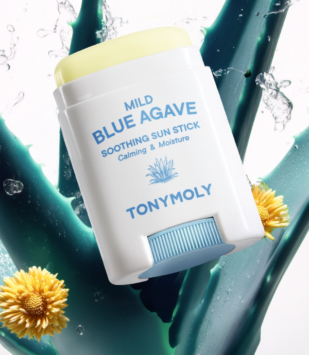TONYMOLY Mild Blue Agave Soothing Sun Stick SPF 50+ PA++++ 15g