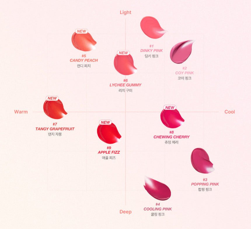 [TOO COOL FOR SCHOOL] Glossy Blaster Tint 3.4g (9colors) - JOSEPH BEAUTY