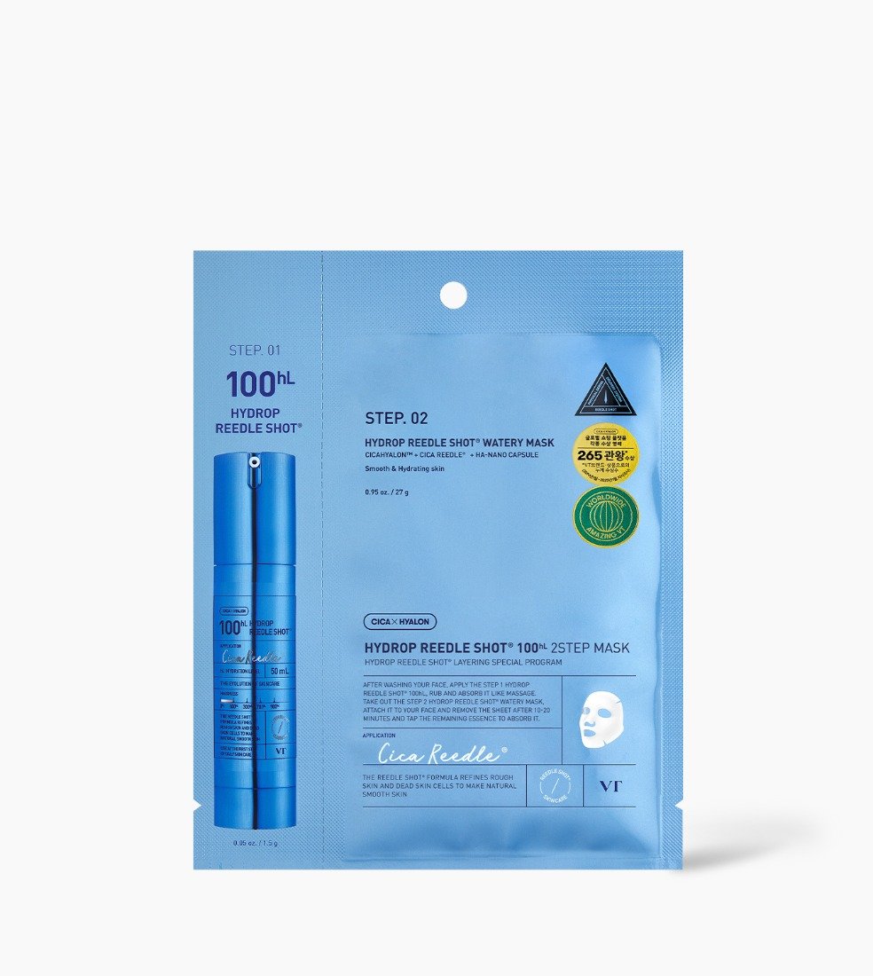 VT Hydrop Reedle Shot 300hL 2 Step Mask, 1.5g and 27g, five-piece set