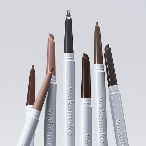 WAKEMAKE Natural Hard Brow Pencil 0.1g+0.1g[1+1] (7colors) - JOSEPH BEAUTY