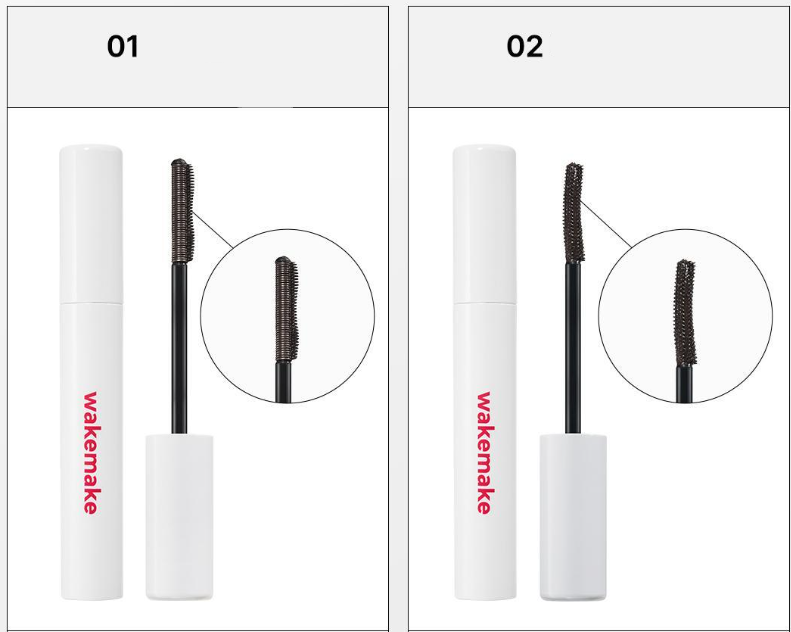 WAKEMAKE Real Defining Lash Mascara 5g+5g[1+1] (2type)