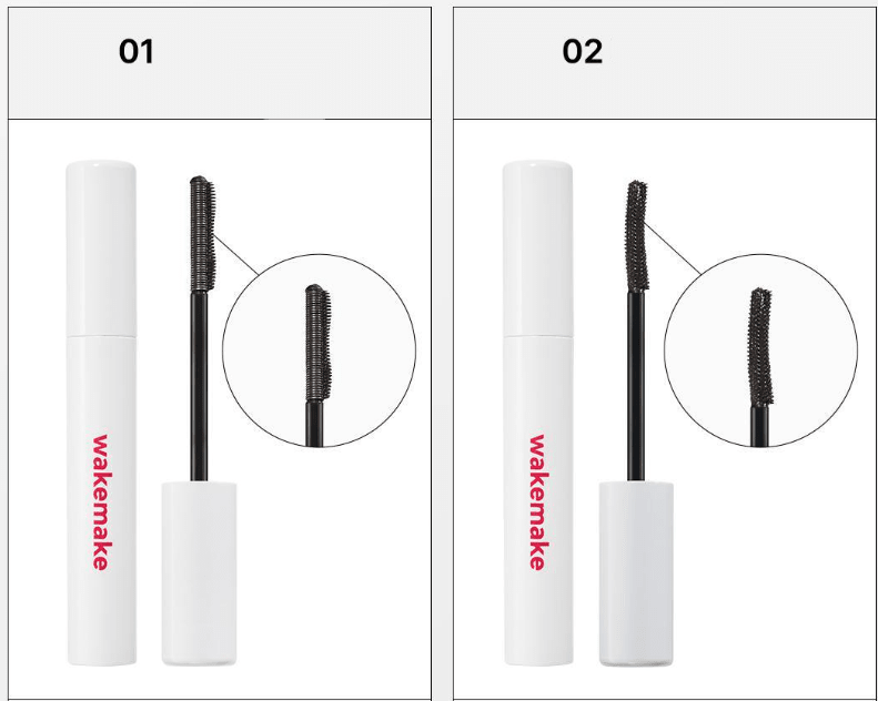 WAKEMAKE Real Defining Lash Mascara 5g+5g[1+1] (2type) - JOSEPH BEAUTY