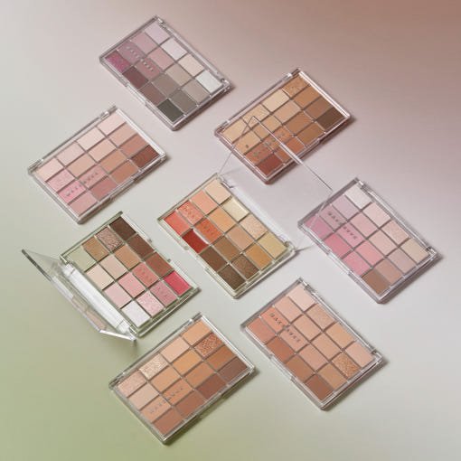 WAKEMAKE Soft Blurring Eye Palette 14g (17colors) - JOSEPH BEAUTY