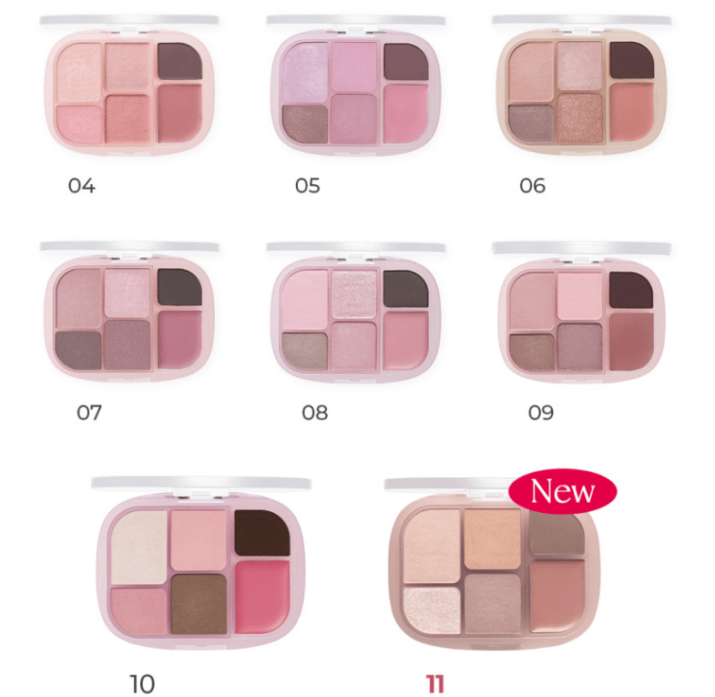 WAKEMAKE Soft Sheer Multi Palette 6.4g (11 Colors) - JOSEPH BEAUTY