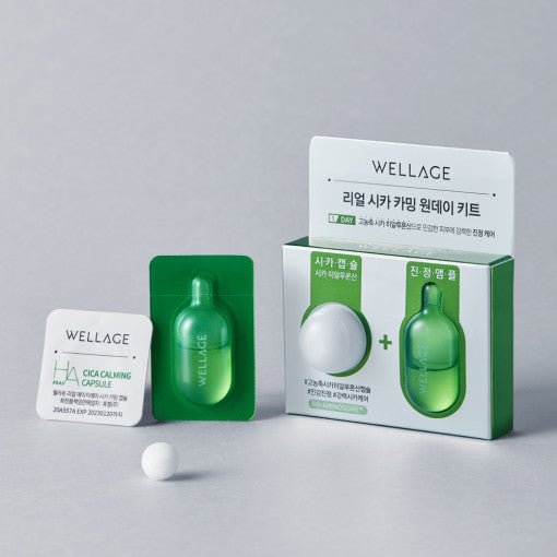 WELLAGE Real Cica Calming One Day Kit 7EA - JOSEPH BEAUTY