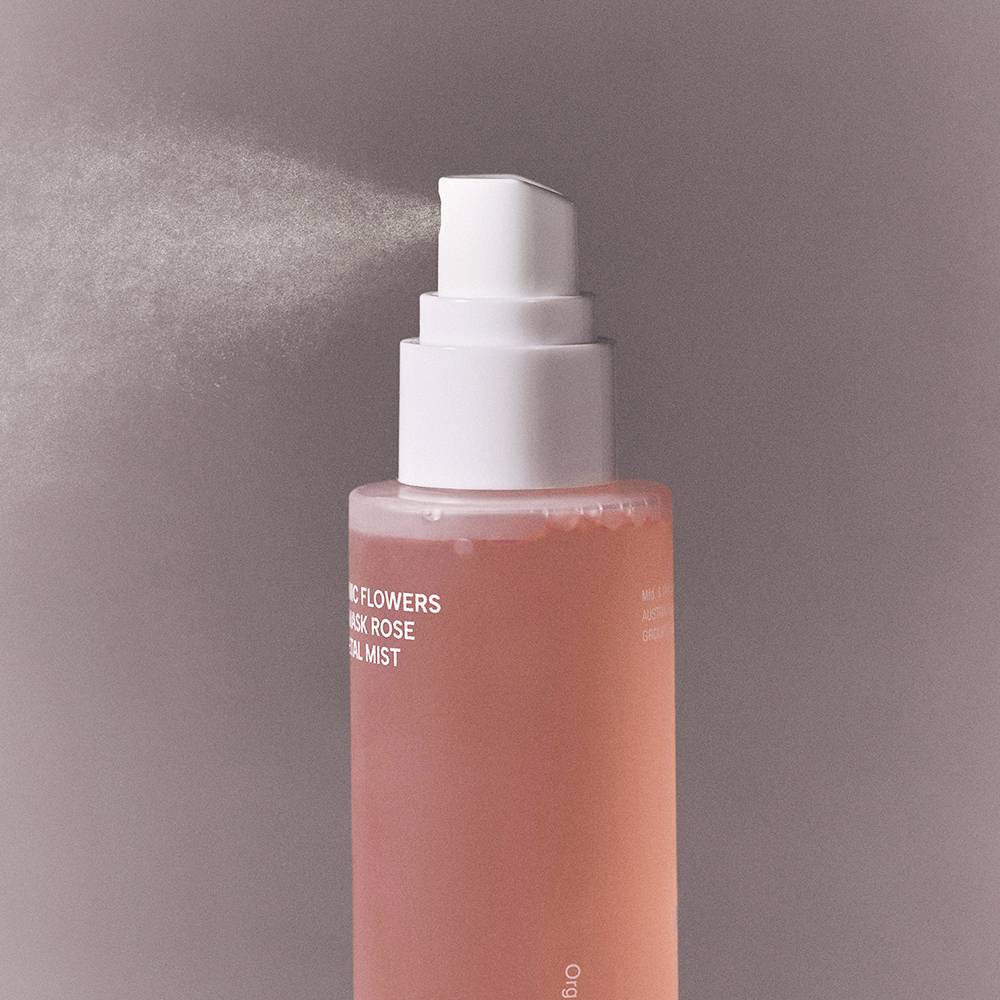 whamisa Organic Flowers Damask Rose Petal Mist 100ml