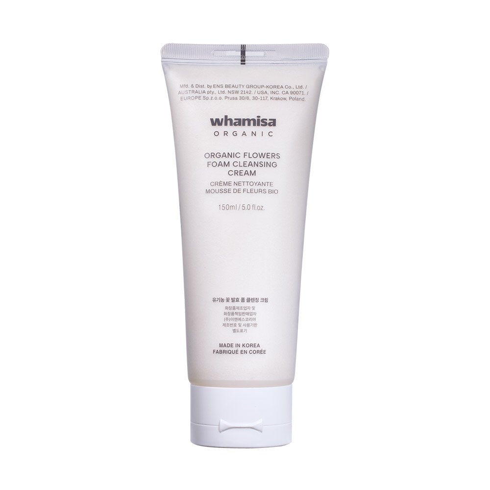 whamisa Organic Flowers Foam Cleansing Cream 150ml