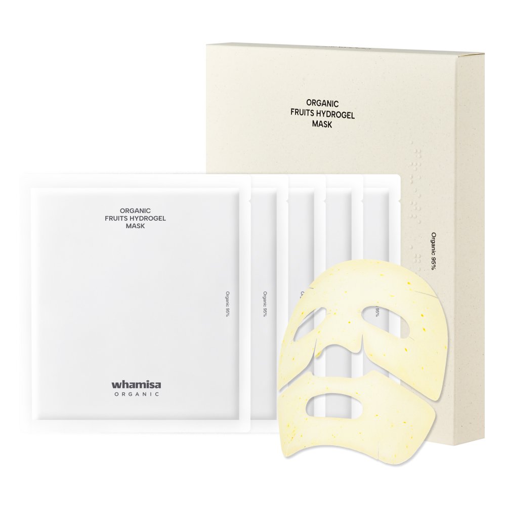 whamisa Organic Fruits Hydrogel Mask Yuja 5ea