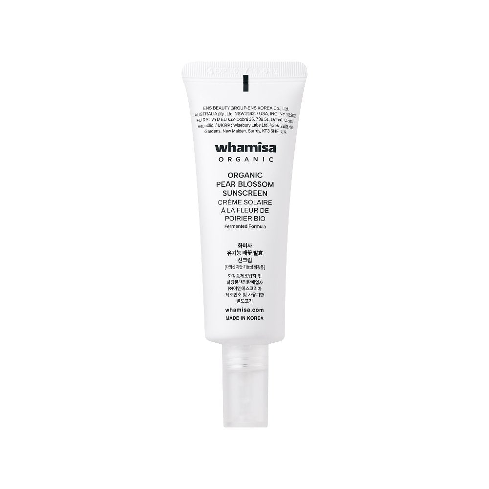 whamisa Organic Pear Blossom Sunscreen SPF50+ PA++++ 50ml