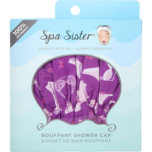 Spa Accessories Spa Sister Bouffant Shower Cap - Lingerie