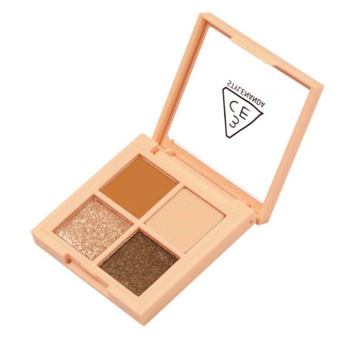 3CE MINI MULTI EYE COLOR PALETTE 3.5g #ALMOND FUDGE