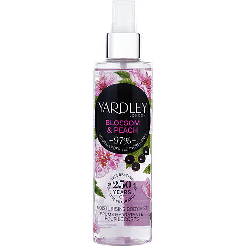Yardley Cherry Blossom & Peach Fragrance Mist 6.7 Oz