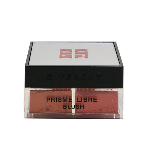 Givenchy Prisme Libre Blush 4 Color Loose Powder Blush - # 3 Voile Corail (Coral Orange)  --4X1.5G/0.0525Oz