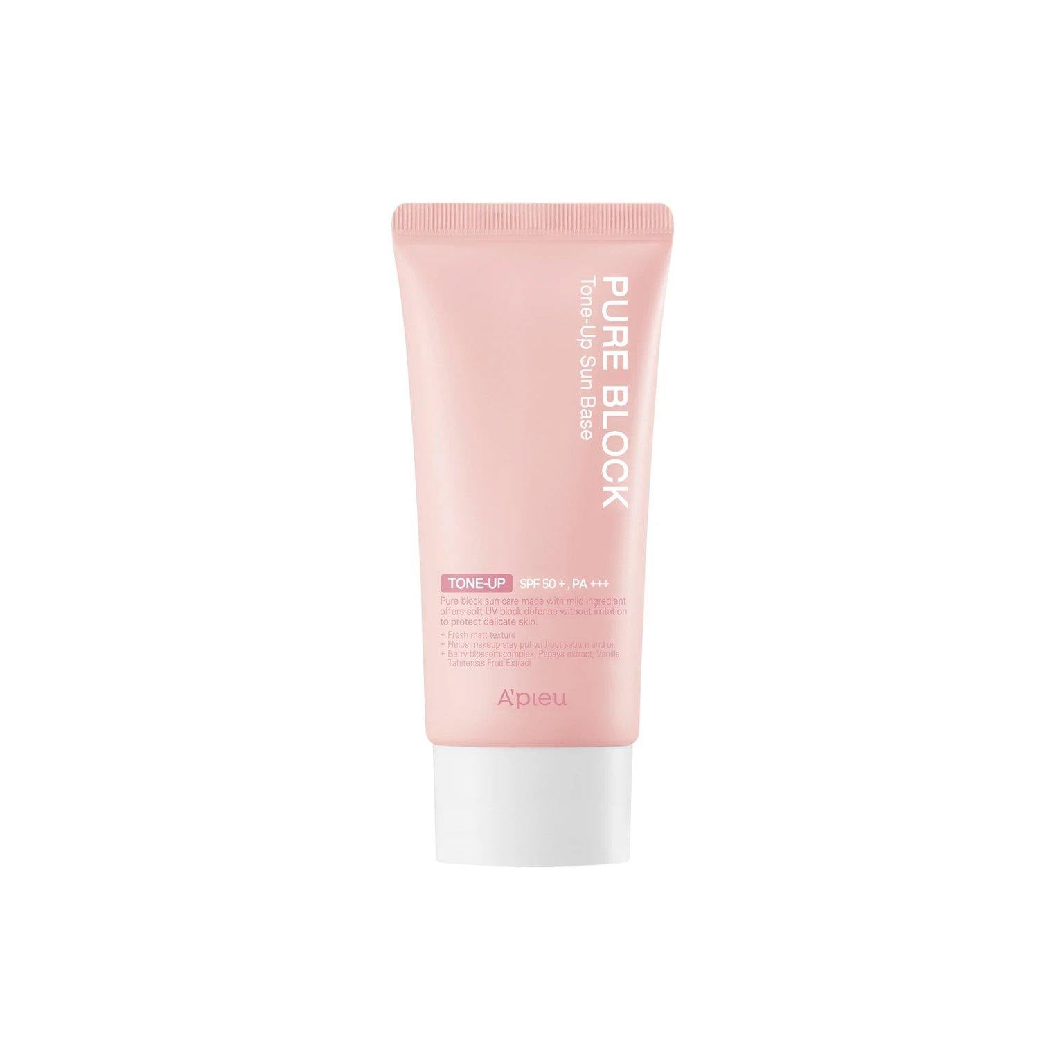 A'pieu Pure Block Tone-Up Sun Base SPF50+/PA+++ 50ml - Sun Cream -A'pieu -JOSEPH BEAUTY