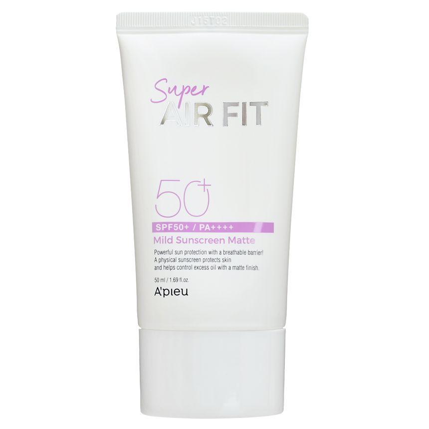 A'pieu Super Air Fit Mild Sunscreen Matte SPF50+ PA++++ 50ml - Sun Cream -A'pieu -JOSEPH BEAUTY