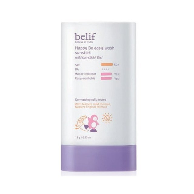 belif Happy Bo Easy Wash Sunstick (SPF50+/PA++++) 18g