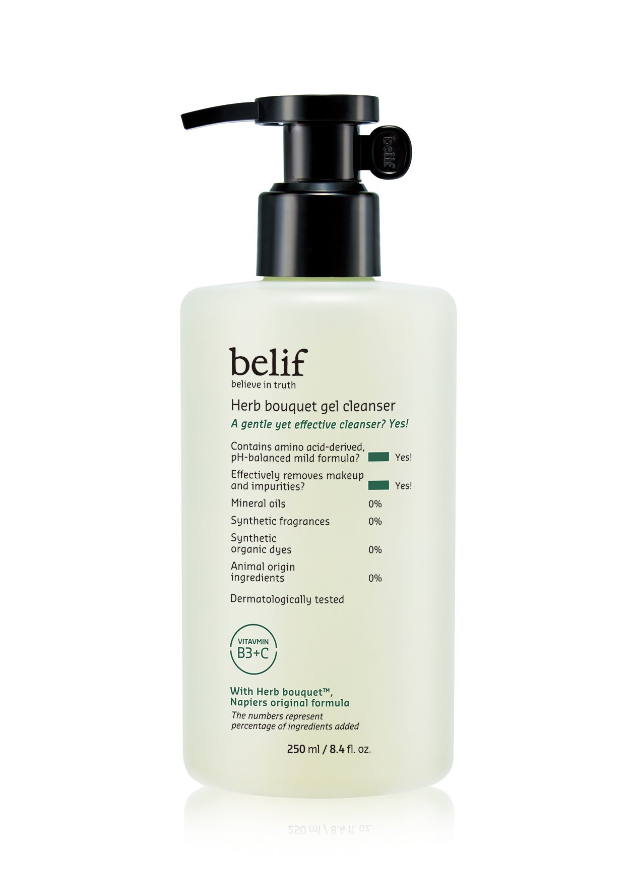 belif Herb Bouquet Gel Cleanser 250ml - JOSEPH BEAUTY