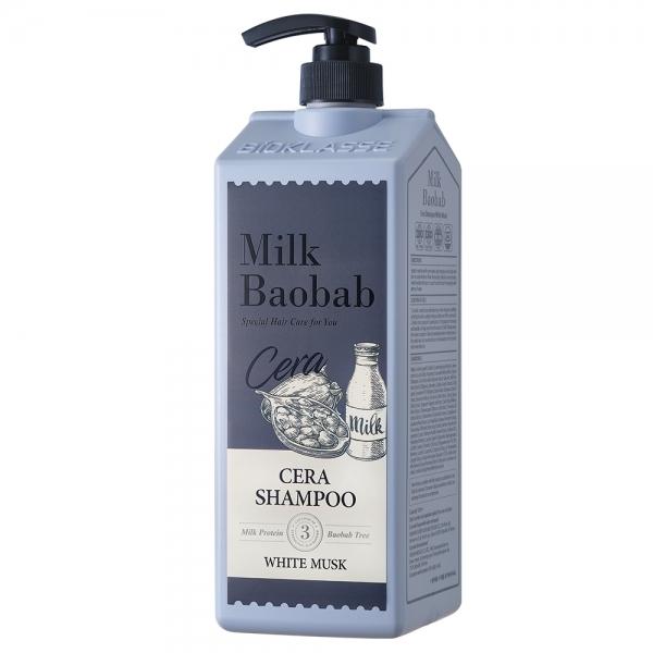 BIOKLASSE MILK BAOBAB HAIR Cera Shampoo 1200ml #White Musk - JOSEPH BEAUTY