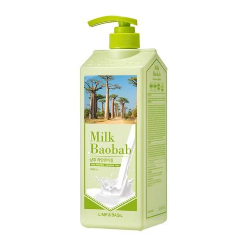 BIOKLASSE MILCH BAOBAB HAAR Shampoo 1000ml #Limette &amp; Basilikum