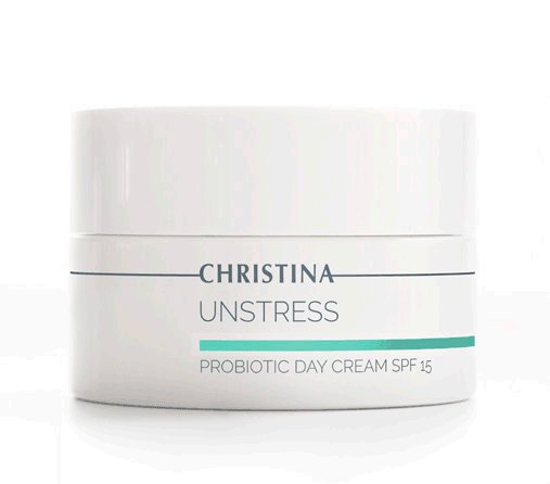 Christina Unstress - Pro-Biotic Day Cream Spf 15 50ml / 1.7oz - JOSEPH BEAUTY