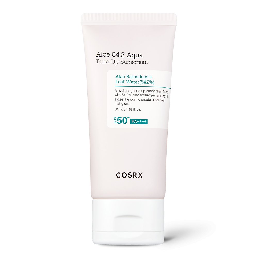 COSRX Aloe 54.2 Aqua Tone-up Sunscreen SPF 50+ PA++++ 50ml - JOSEPH BEAUTY