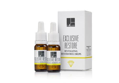 Dr. Kadir Exclusive Restore - Skin Revitalizing Resveratrol Drops 2 x 10ml - JOSEPH BEAUTY