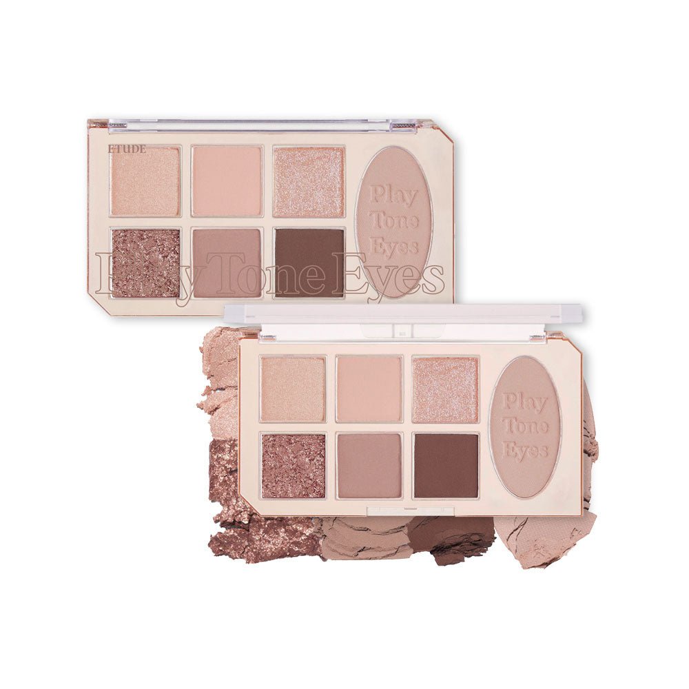 ETUDE HOUSE Play Tone Eye Palette 6.4g #Nude Milk Tea - JOSEPH BEAUTY