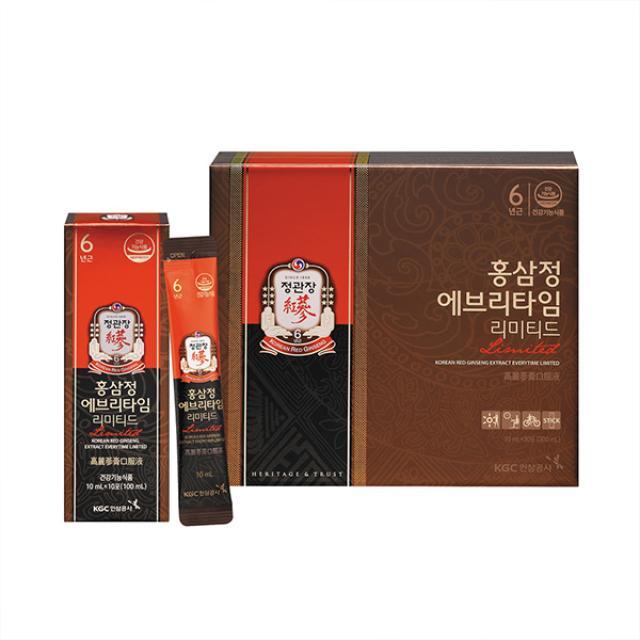 [KGC Cheong Kwan Jang] Korean Red Ginseng EveryTime Limited 10ml x 30 Sticks - JOSEPH BEAUTY