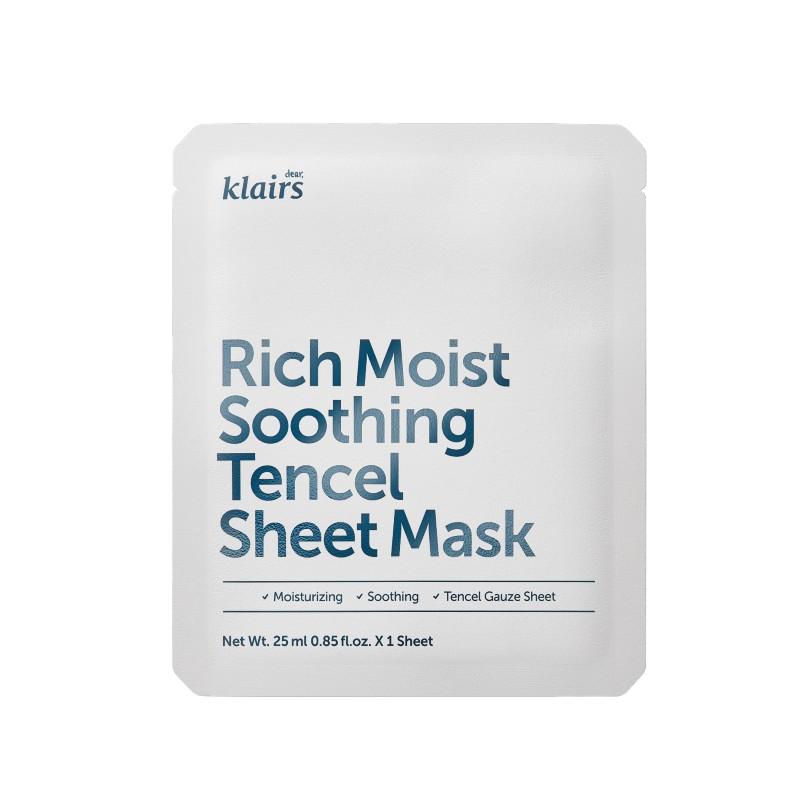 KLAIRS Rich Moist Soothing Tencel Sheet Mask 25ml - JOSEPH BEAUTY