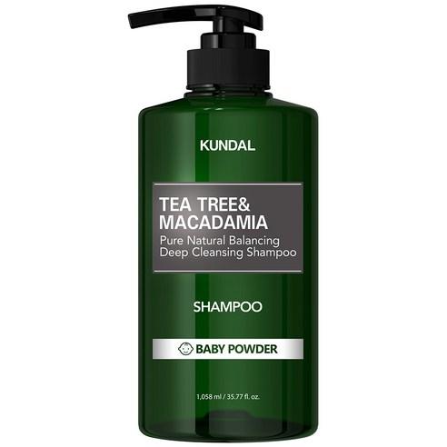 KUNDAL Tea Tree & Macadamia Deep Cleansing Shampoo Baby Powder 1058ml - JOSEPH BEAUTY