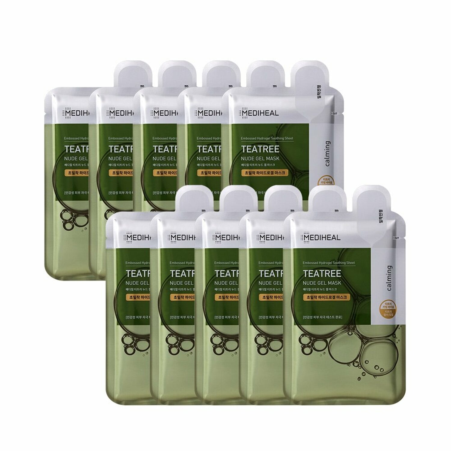 MEDIHEAL Tea Tree Nude Gel Mask Sheet 10p - JOSEPH BEAUTY