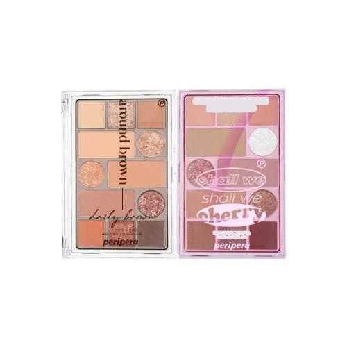 peripera All Take Mood Technique Palette 0.47 oz (2 Colors) - JOSEPH BEAUTY