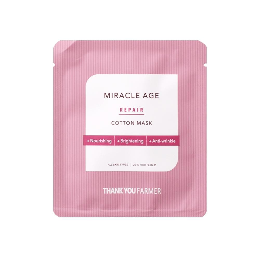 [THANK YOU FARMER] Miracle Age Repair Cotton Mask 25ml X 1ea