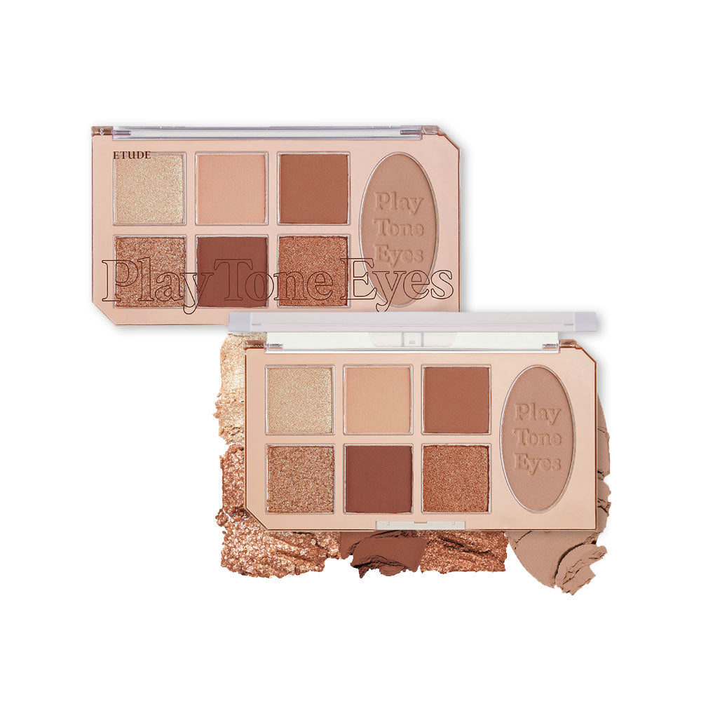 ETUDE HOUSE Play Tone Eye Palette 6.4g #Wood Brick