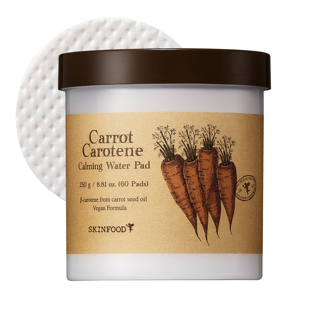 SKINFOOD Carrot Carotene Calming Water Pad 250g (60 Pads)