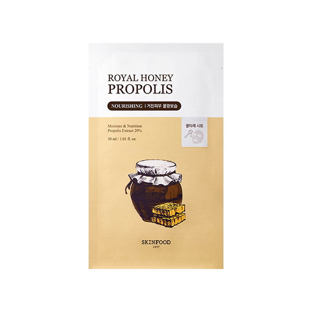 SKINFOOD Royal Honey Propolis Mask 30ml X 10ea