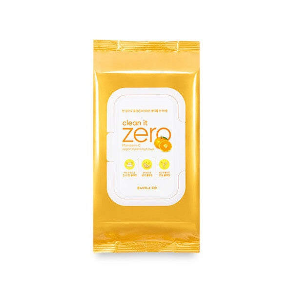 BANILA CO Clean it Zero Mandarin-C VEGAN cleansing Tissue (80 Wipes)