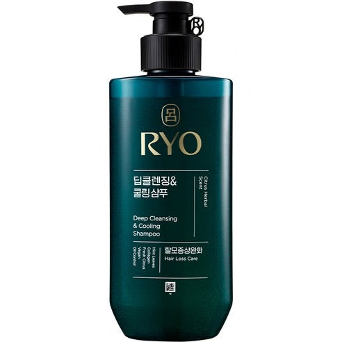 RYO Deep Cleansing & Cooling  Shampoo #Citrus Herbal 480ml