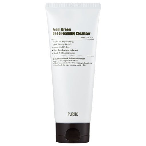 PURITO From Green Deep Foaming Cleanser 150ml - JOSEPH BEAUTY