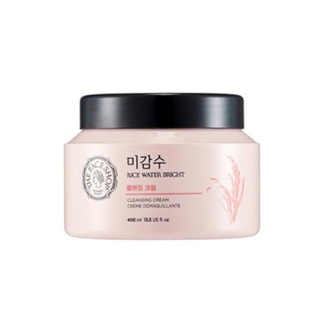 THE FACE SHOP RICE WATER BRIGHT Cleansing Cream 400ml - JOSEPH BEAUTY